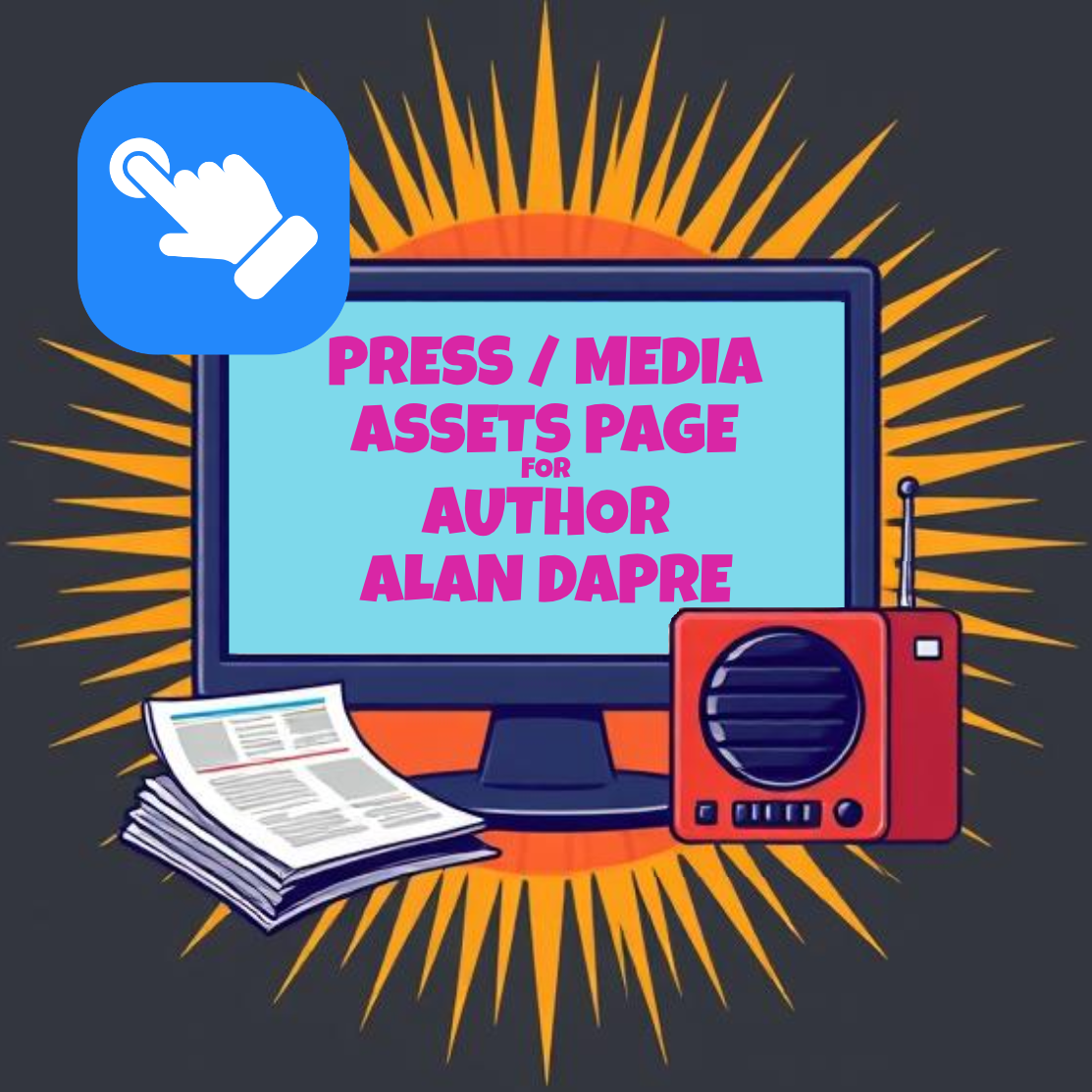 Alan Dapre press media kit with assets